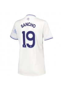 Aston Villa Jadon Sancho #19 Voetbaltruitje 3e tenue Dames 2025-26 Korte Mouw